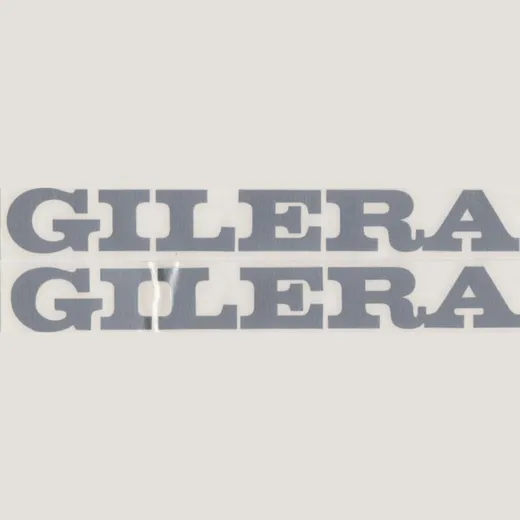 Sticker silver (foil) for: Gilera 20cm 2x