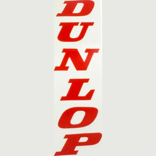Sticker Dunlop red