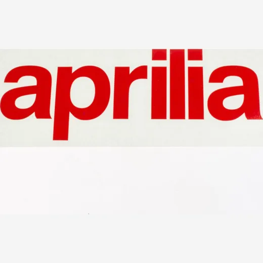Sticker for: Aprilia Schrift red