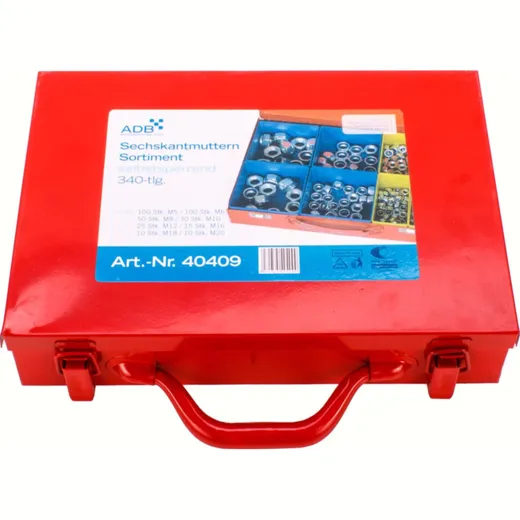 Hexagon nuts self-locking Metallk. 340 pcs
