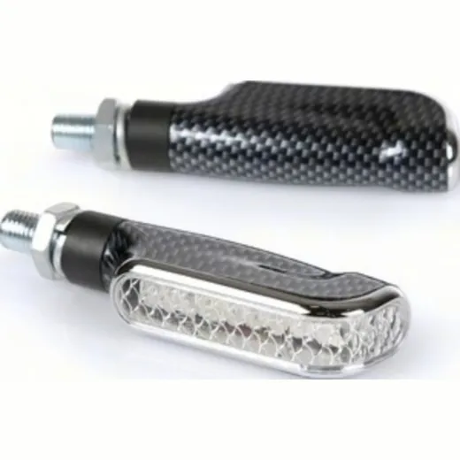 Power View, multi-Led front corner lights with position light, 12V - Carbon