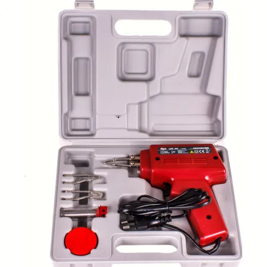 Solder gun 100 Watt in system case