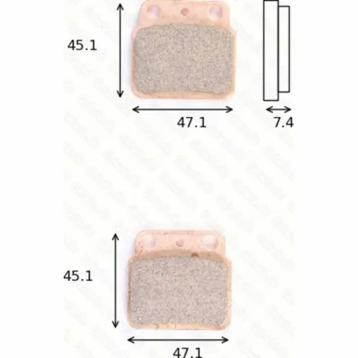 Bremsklötze Scheibenbremsbeläge MCB 626 SI mit ABE