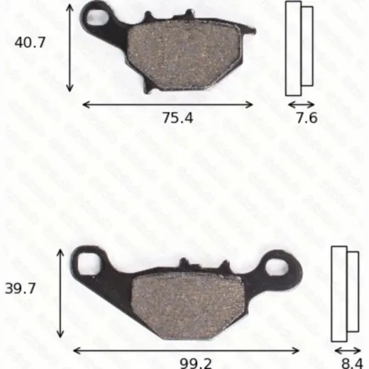 disc brake pads MCB 679 ABE approved