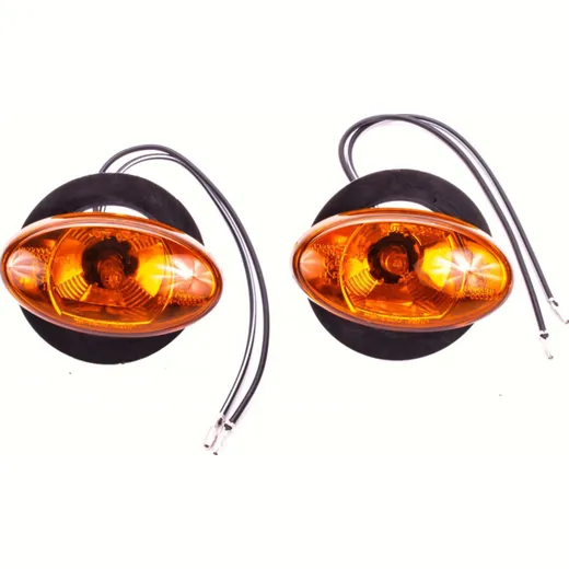 SHIN YO Mini-fairing indicator, black, smoked lens, E-mark, pair
