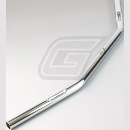 795mm / 1" - 25,4mm steel handlebar chrome withe notches for cables MCL 123 SC