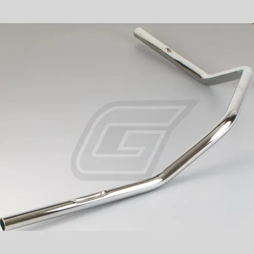 900mm / 1" - 25,4mm steel handlebar chrome with notches for cables MCL 135 CKK
