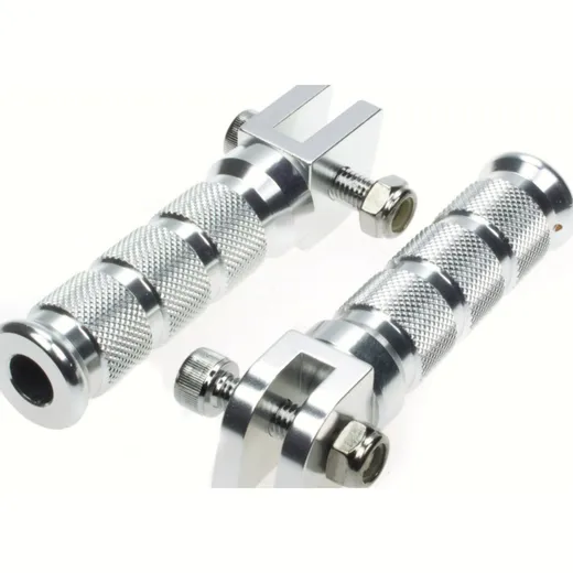 Fußstütze, Footpeg Fußrastensatz rund Alu 2571075