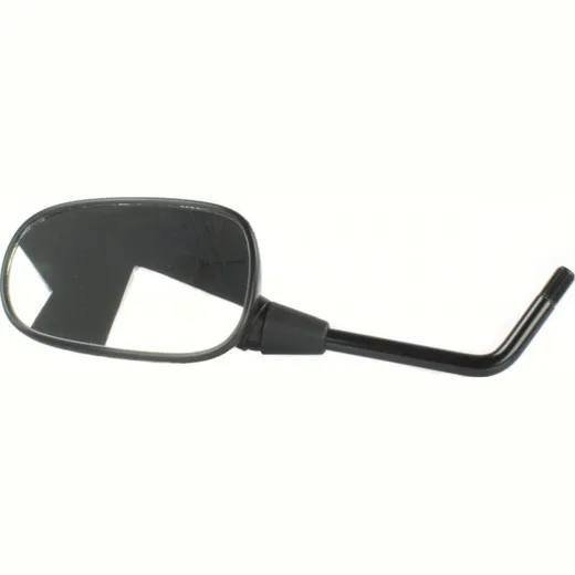 Mirror left black M12 left hand thread (single)