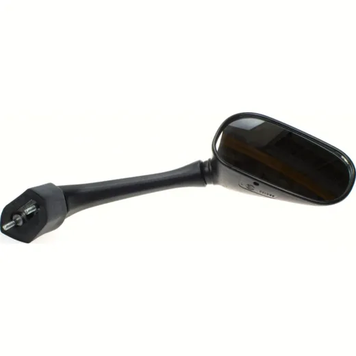 Mirror right black M6 right hand thread (single)