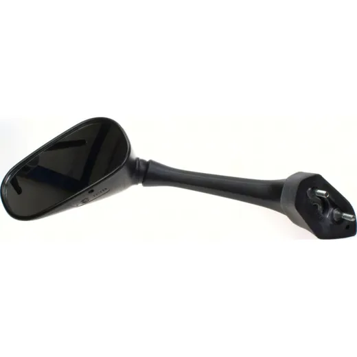 Mirror left black M6 right hand thread (single)
