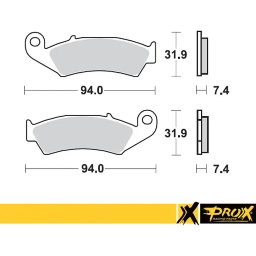 Bremsbeläge für CR125/250/500 '87-94