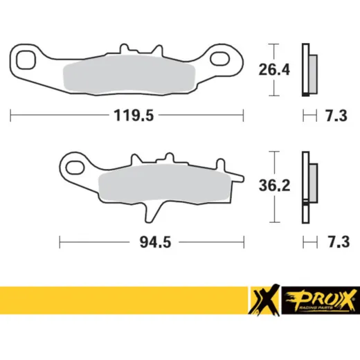 Bremsbeläge für KX80/85/100 '97-20 + RM85 '05-20
