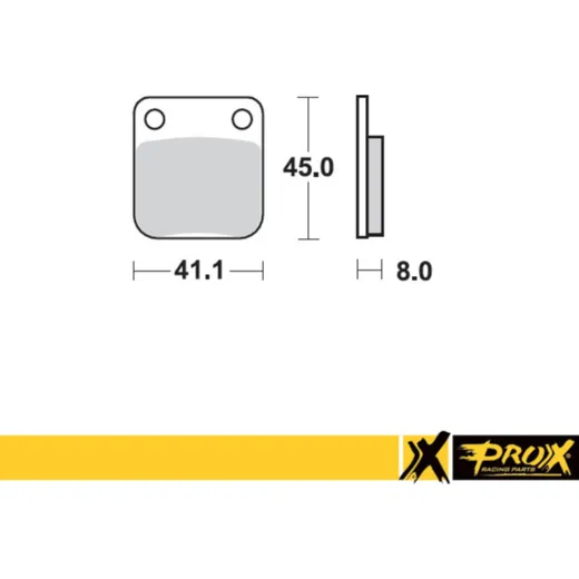 Bremsbeläge für KX65 '00-20 + RM65 '03-05 35500238