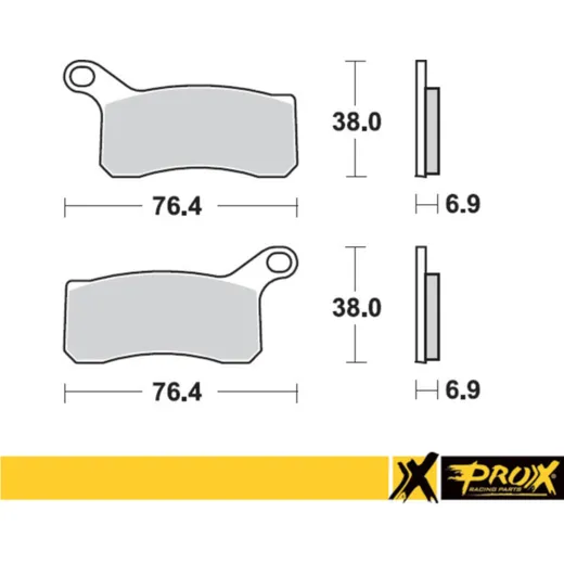 Bremsbeläge für KTM450/505/525SX-XC ATV '08-12