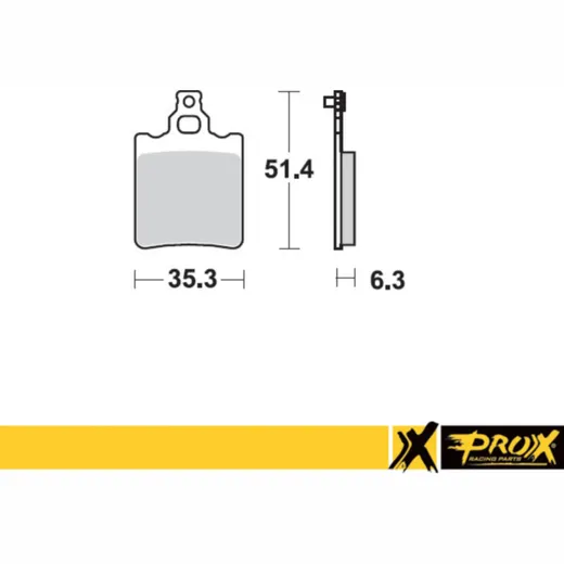 Bremsbeläge for KTM65SX '00-03