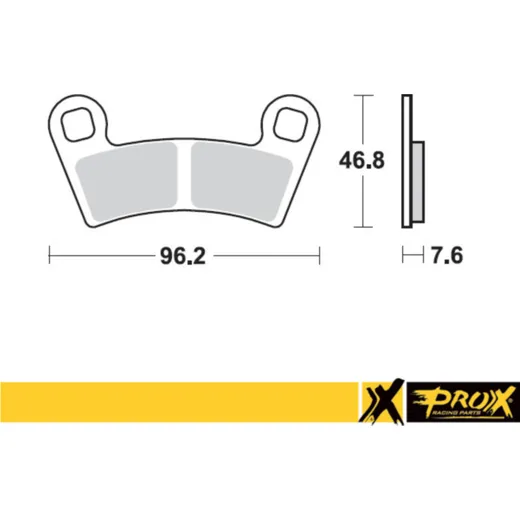Bremsbeläge for Polaris 450/525 Outlaw '08-11