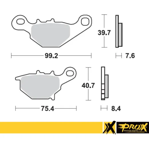 Bremsbeläge für RM85 '05-20