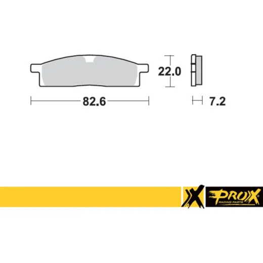 Bremsbeläge für YZ80/85 '93-20 + TT-R125 '00-16