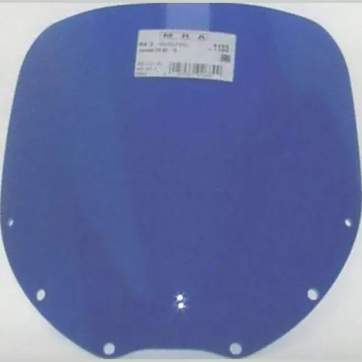 Racing windscreen smoke grey 330x325mm with ABE