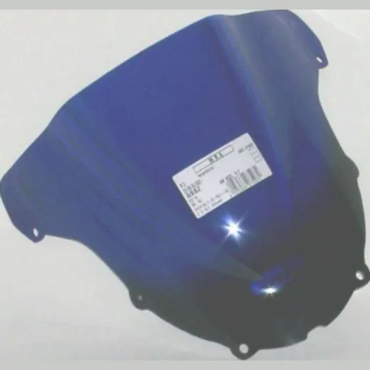 Racing windscreen smoke grey 340x390mm with ABE