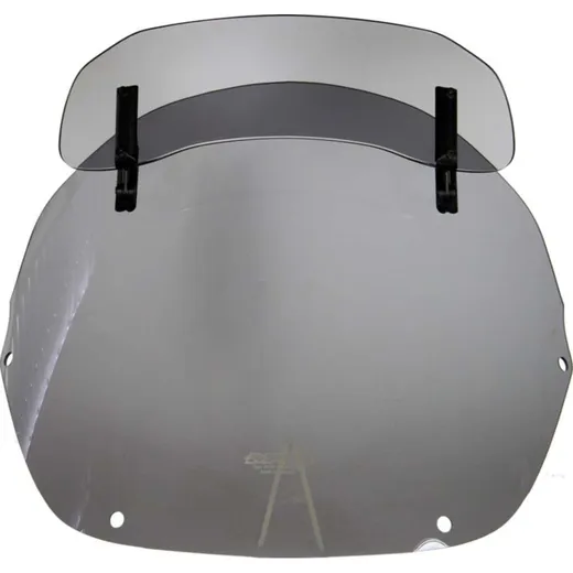 Variotouringscreen smoke grey 345x390mm with ABE