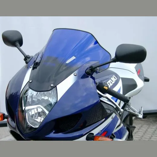 Racing windscreen clear 450x420mm with ABE