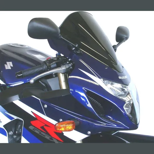 Racing windscreen black 380x320mm with ABE