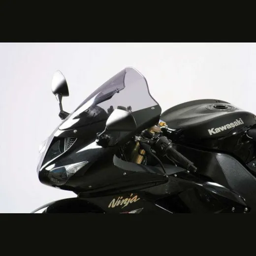 Racing windscreen black 420x360mm with ABE