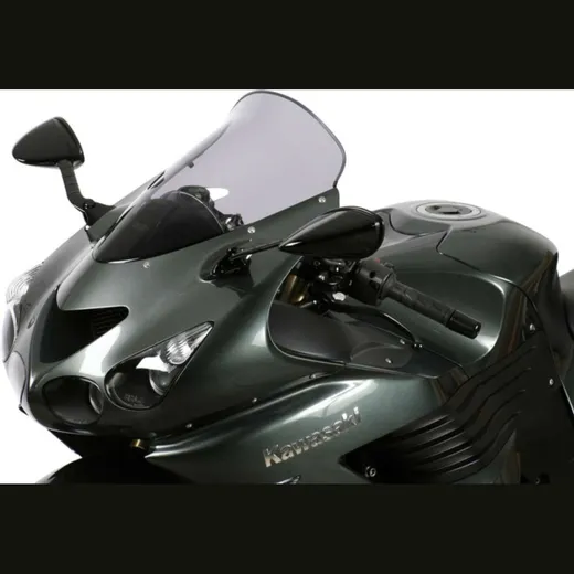 Touring glass smoke grey 455x380mm with ABE
