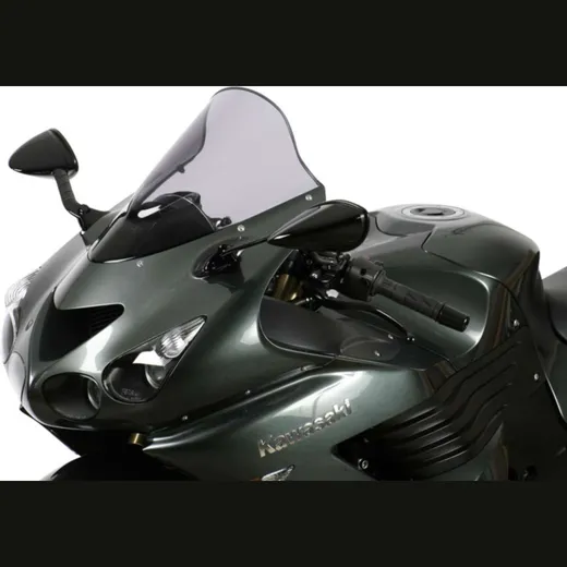 Racing windshield clear 440x380mm with ABE