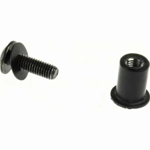 Gummimutter M5 mit Schraube 6er Set (4025066135196)