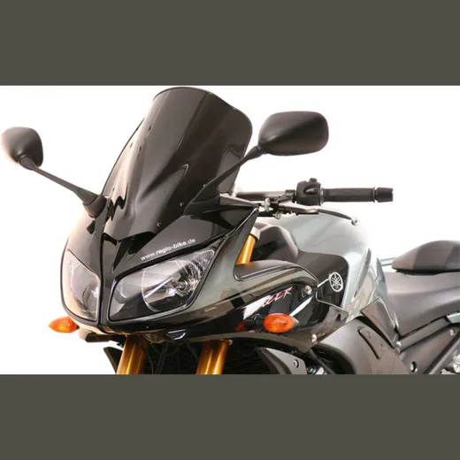 Racing windscreen smoke grey 400x360mm with ABE