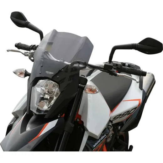 990 SUPERMOTO SM / SMR - Tourenscheibe "T" 2008- SCHWARZ