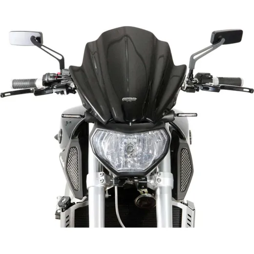 Racing wind screen NRM black