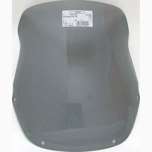 Touring glass smoke grey 455x390mm with ABE