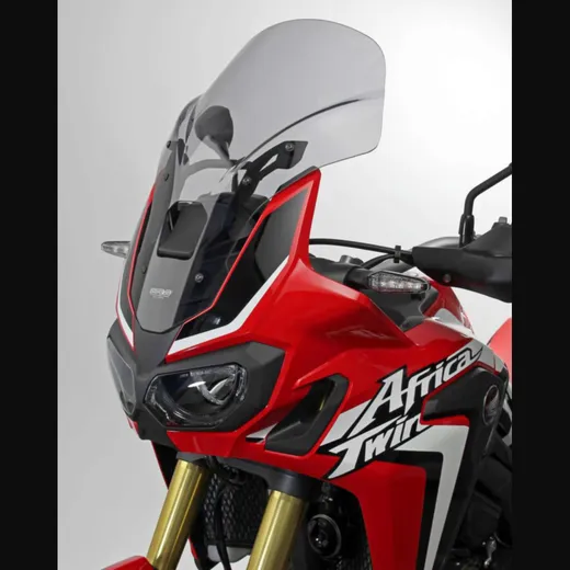 touring wind screen "TM" for CRF1000 Africa Twin - smoke grey