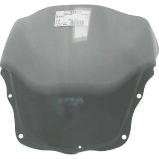 Racing windscreen smoke grey 400x430mm with ABE