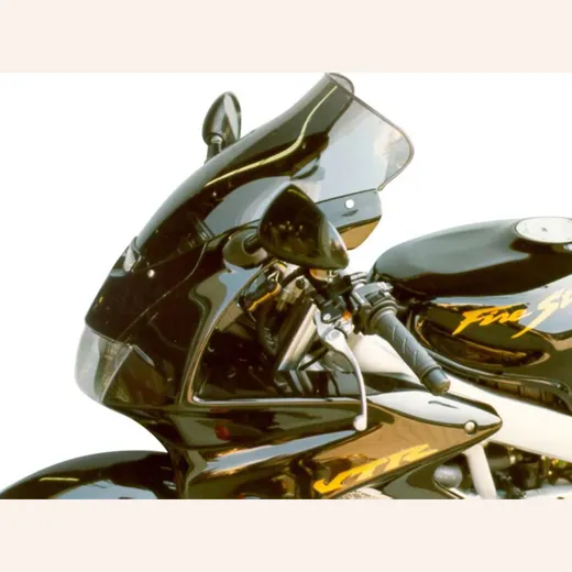 Touring windshield black 400x360mm with ABE