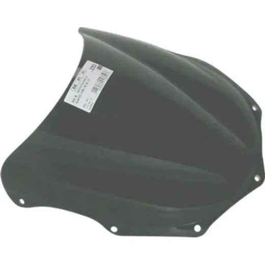 Racing windscreen black 365x390mm with ABE