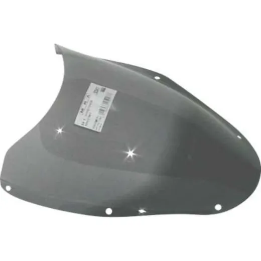 Spoiler screen smoke grey 400x330mm with ABE