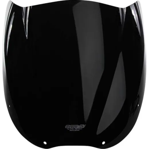 Racing windscreen smoke grey 330x455mm with ABE