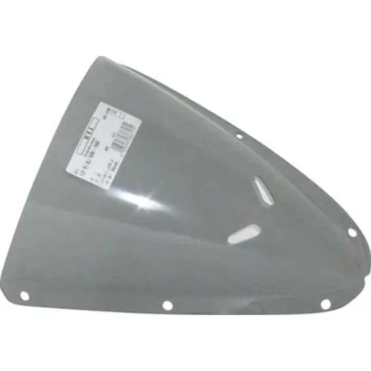 Racing windscreen smoke grey 335x300mm with ABE