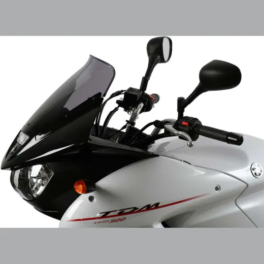Spoiler screen smoke grey 310x310mm with ABE