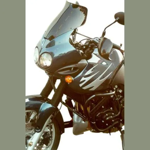 Touring windshield black 330x330mm with ABE