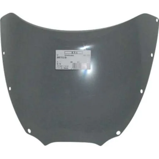 Spoiler screen smoke grey 295x440mm with ABE