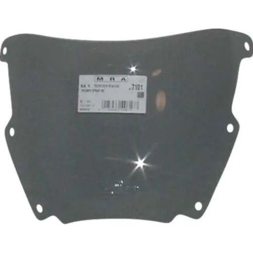 Spoiler screen smoke grey 230x360mm with ABE