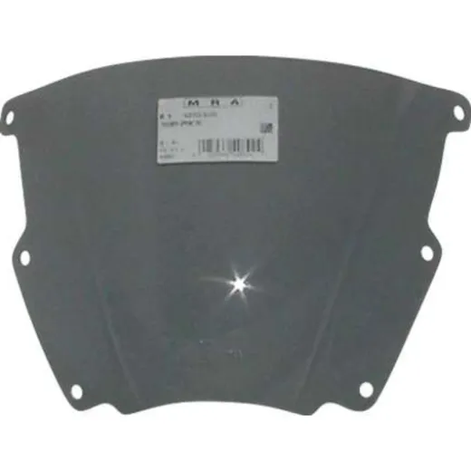 Racing windscreen black 265x360mm with ABE