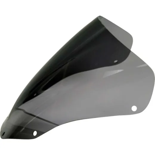 Racing windscreen black 340x405mm with ABE