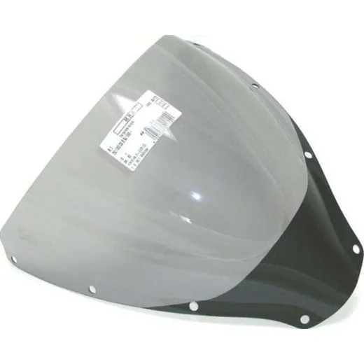 Racing windscreen smoke grey 385x370mm with ABE